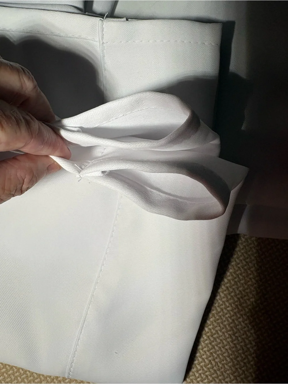 Classic White Curtains - Crisp Modern Drapery